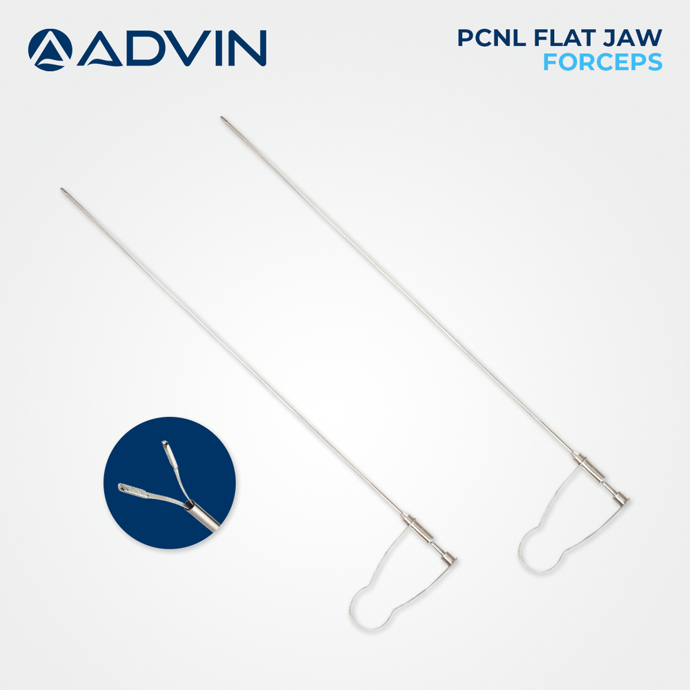 Pcnl Flat Jaw Forceps - Operating Type: Manual