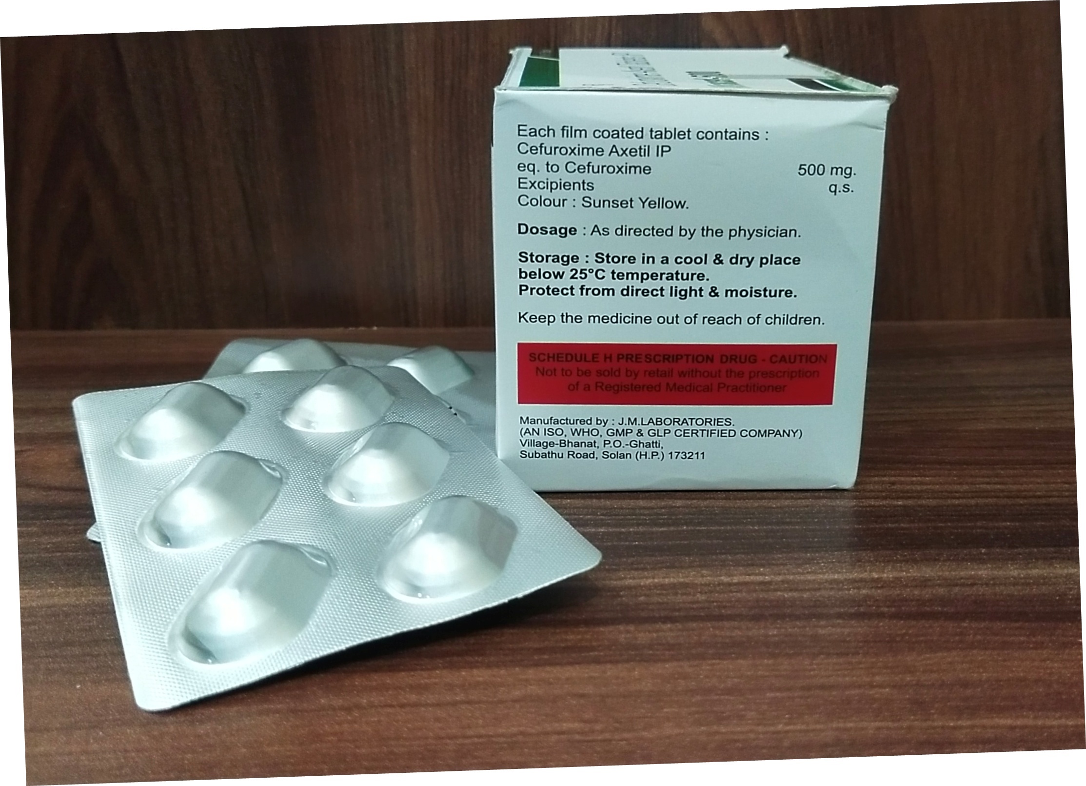Cefuroxime Axetil Tablet in pcd phama franchise on monopoly basis