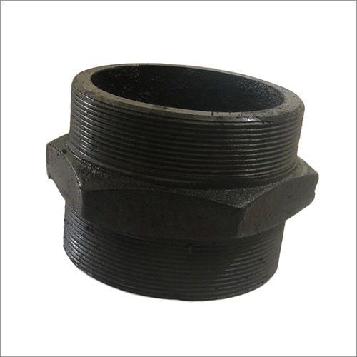 Black Ductile Iron Hex Nipple