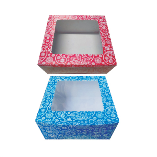 8x8x5 Inch Cake Box - Paper Material | Ideal for Industrial Food Use Sturdy and Durable Design to Safely Package Baked Goods