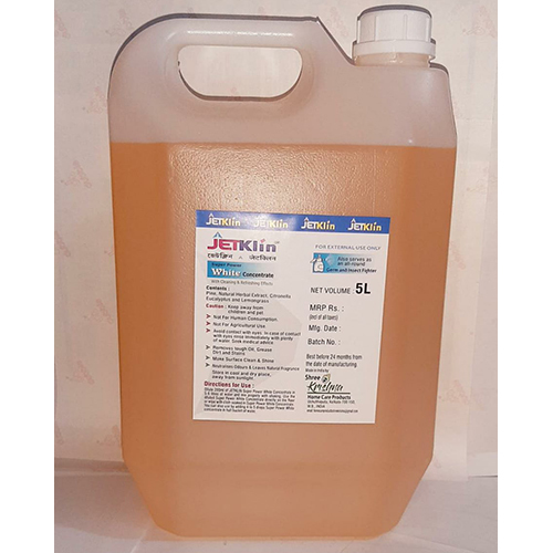 5 ltr JETKlin Super Power White Concentrate Cleaning Liquid