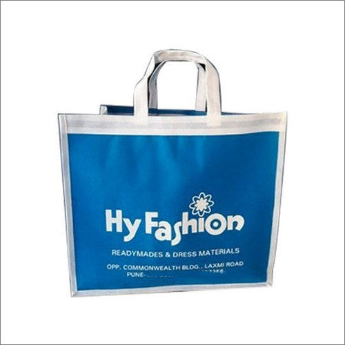 Blue Printed Non Woven Shopping Bag