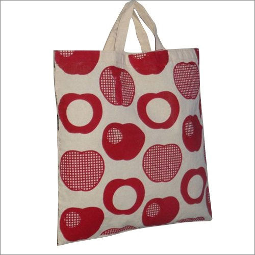 Red Canvas Grocery Bag Size: Different Available