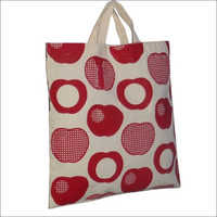 Red Canvas Grocery Bag