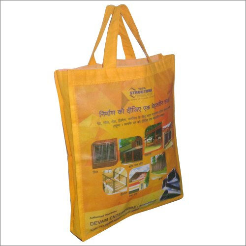 Yellow Promotional Non Woven Bag