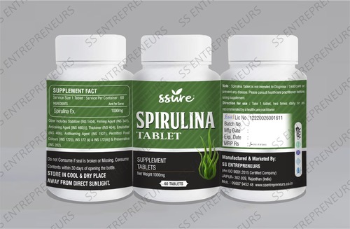 Spirulina Tablets Age Group: For Adults