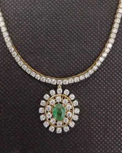 Ladies Real Diamond Chain Necklace