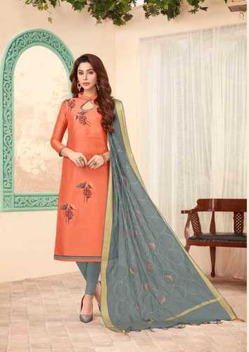 Blossom Vol 2 2002 Chanderi Dupatta Dress Material Catalogue