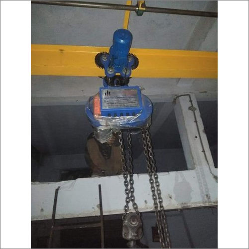 Electric Chain Hoist With Motorized Trolley