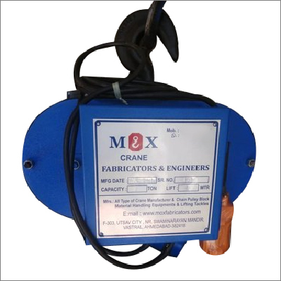 1 Ton Electric Chain Hoist Usage: Industrial