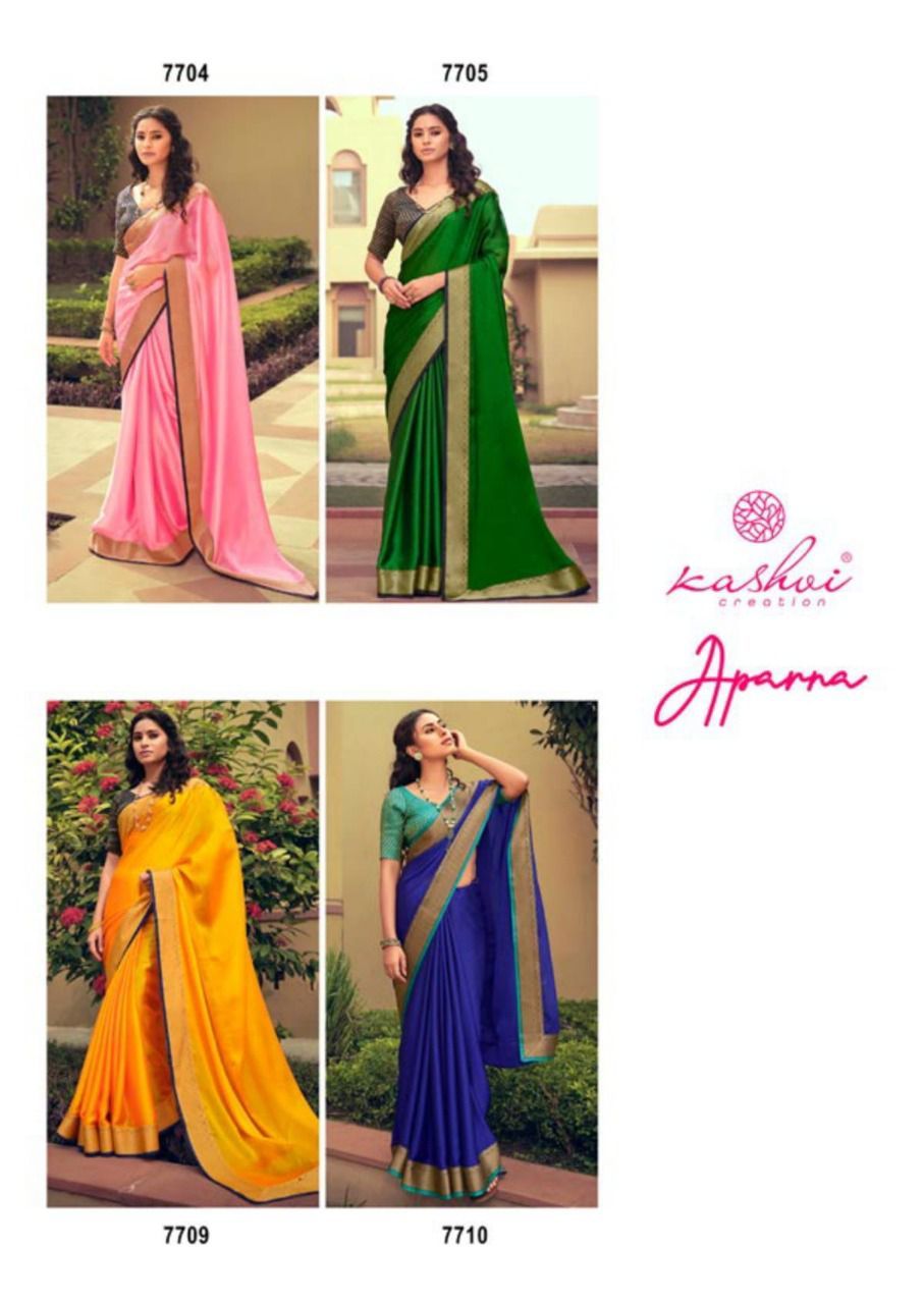 Aparna Ladies Designer Chiffon Saree Catalogue Set