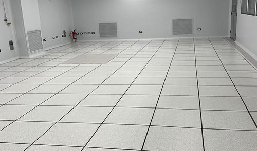 Steel Cementitious Raised False Flooring