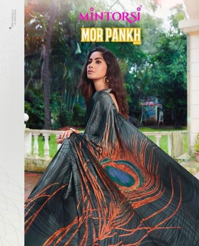 Mor Pankh Satin Designer Silk Saree Catalogue Set
