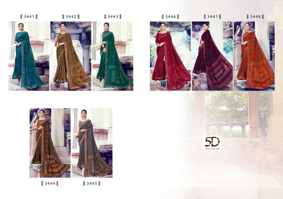Mor Pankh Satin Designer Silk Saree Catalogue Set