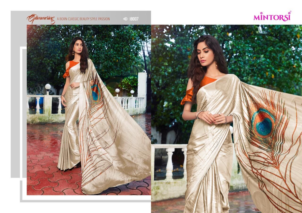 Mor Pankh Satin Designer Silk Saree Catalogue Set