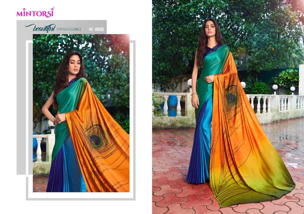 Mor Pankh Satin Designer Silk Saree Catalogue Set