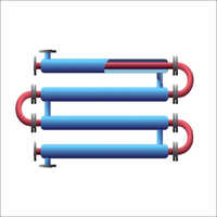 Double Pipe Heat Exchanger - Color: Blue