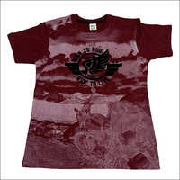 Maroor Customised Mens Flock Print Half Sleeves T-shirt