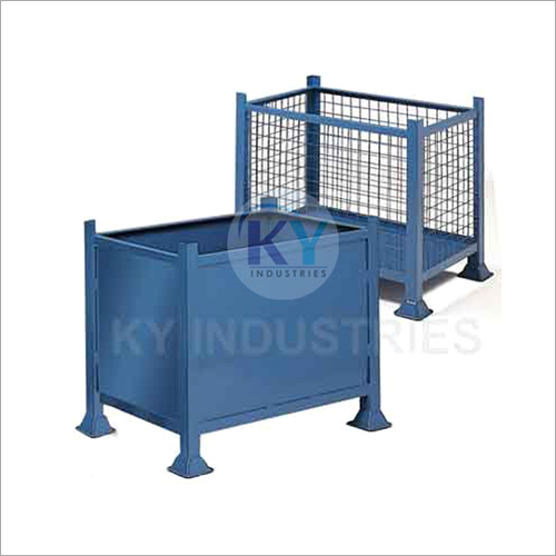 Steel Pallet Box With Wiremesh