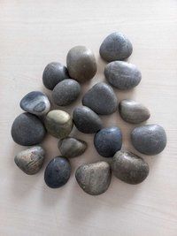 round stone Red Brown White Normal Coating Pebbles Stone landscaping garden used stone