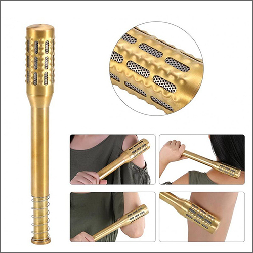 18mm Big Brass Moxibustion Body Massager Roller Stick