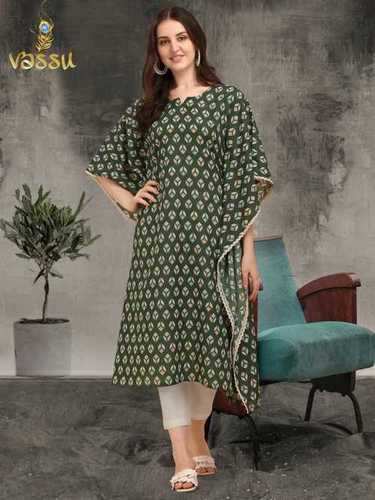 Suzi Kaftan Vol 1 Branded Cotton Kurti Catalogue Set