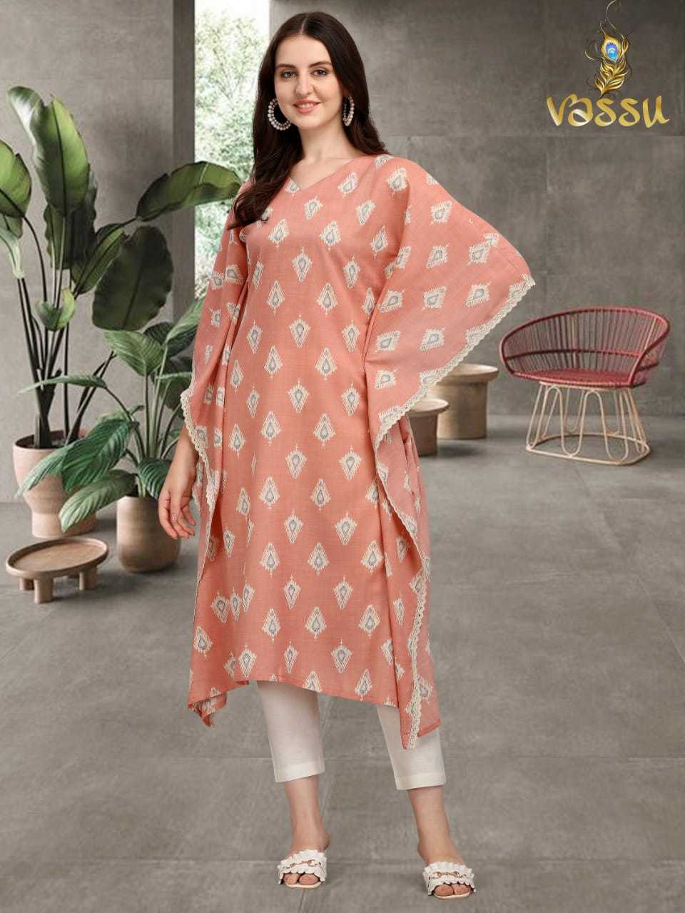 Suzi Kaftan Vol 1 Branded Cotton Kurti Catalogue Set
