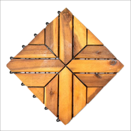 Anti-Slip Outdoor Wooden Deck Flooring