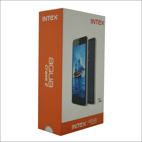 Intex Mobile Hard Paper Box Size: Customized