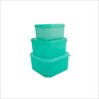Hazel Green Plastic Container