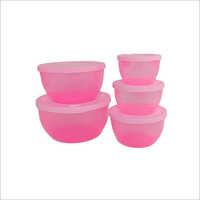 Prism Pink Plastic Container