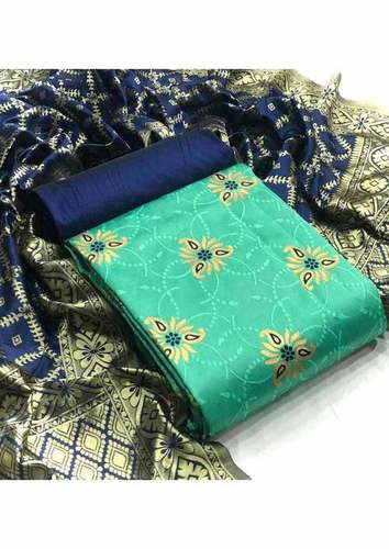 Green Sky 1 Pankh Jacquard Weaving Dupatta Suits