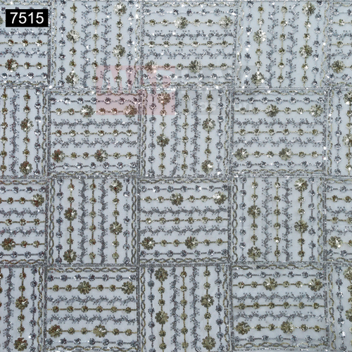 All Over Sequine Embroidery Fabric 7515