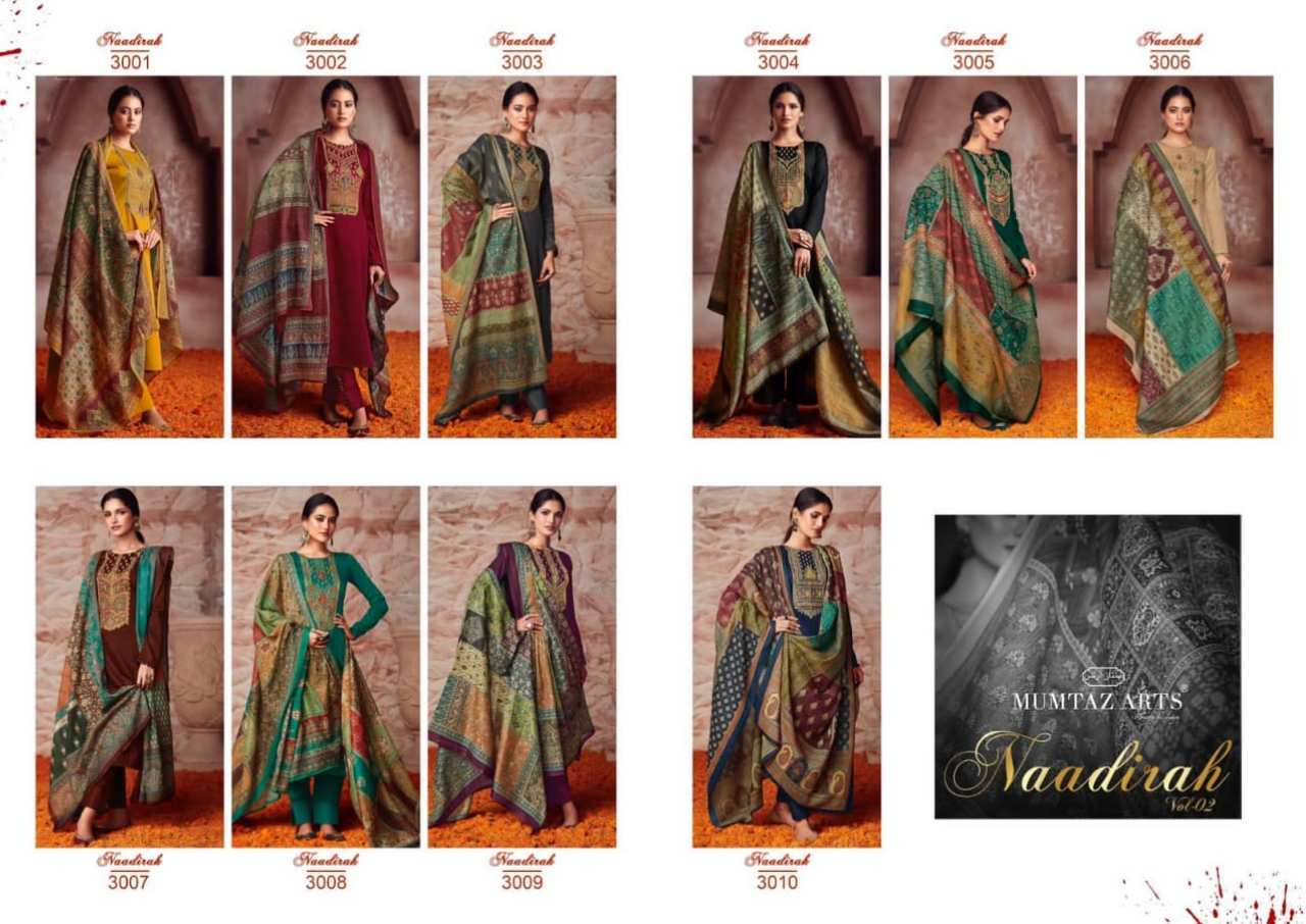 Naadirah Vol 2 Jam Satin Salwar Suits Collection