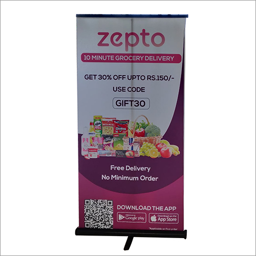 Clear Display Promotional Roll Up Standee