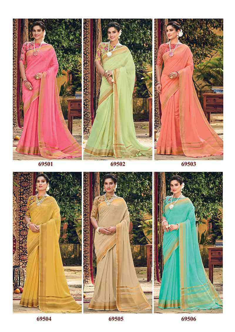 Mushkiya Vol 1 Chanderi Gala Sarees Catalogue