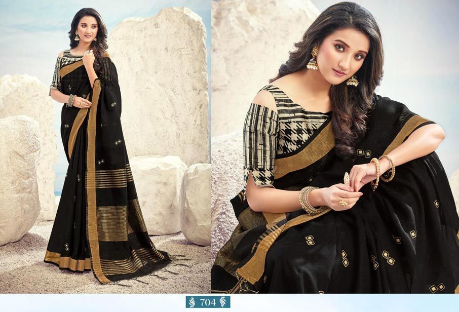 Butterfly Art Silk Designer Saree Set Supplier