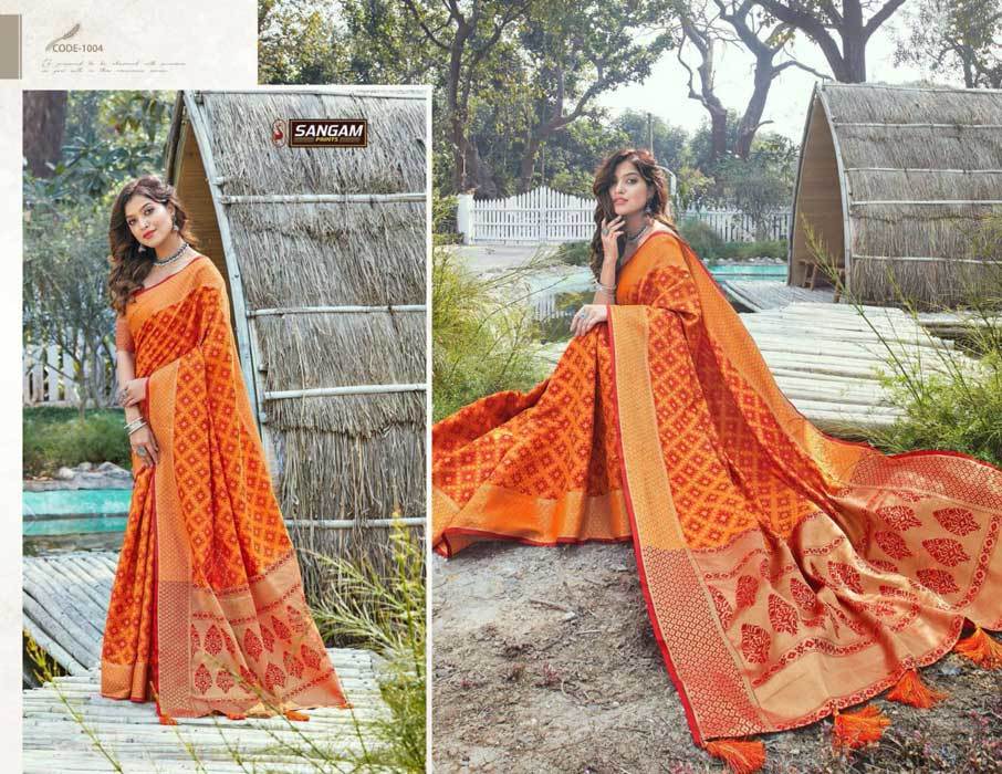 Butterfly Art Silk Designer Saree Set Supplier