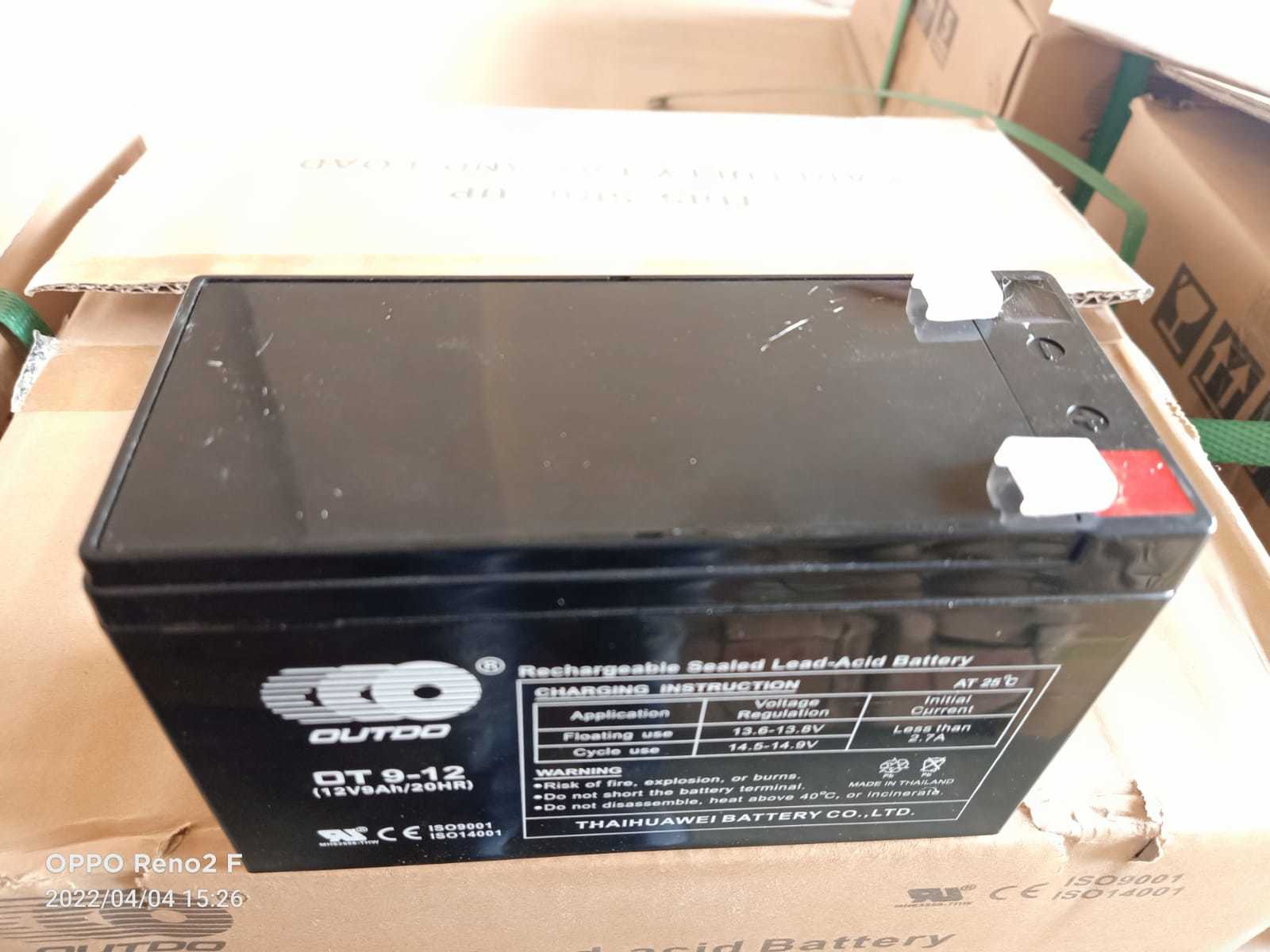 OUTDO 12V 9AH SMF BATTERY