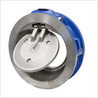 Wafer Check Valve - Cast Iron, 40 Mm - 300 Mm Diameter, Black/blue Finish | 10-16 Bar Pressure, Industrial Usage