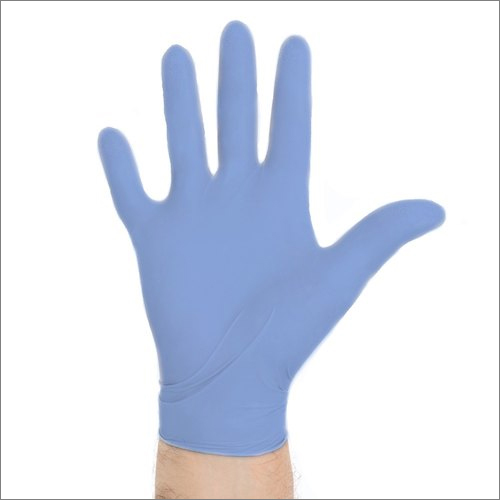 Blue Nitrile Examination Hand Gloves
