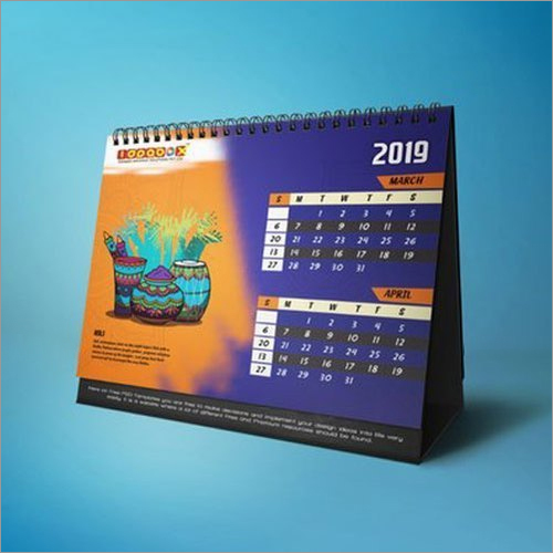 Premium Table Calendar Cover Material: Paper