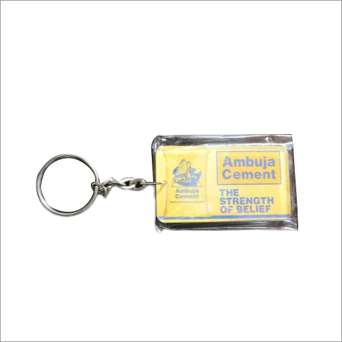 Printed Acrylic Key Chain - Acrylic, Variable Dimensions (51x31 To 62x30 Mm), Multicolor, Double-sided Printing, Ideal For Commercial Branding