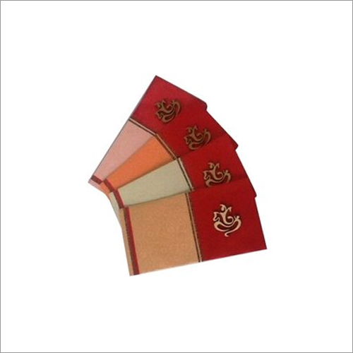 Designed Wedding Shagun Card - Customizable Paper | Elegant Cash Gift Enclosure for Traditional Blessings