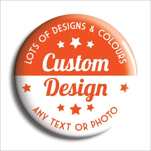 Round Custom Design Pin Badge