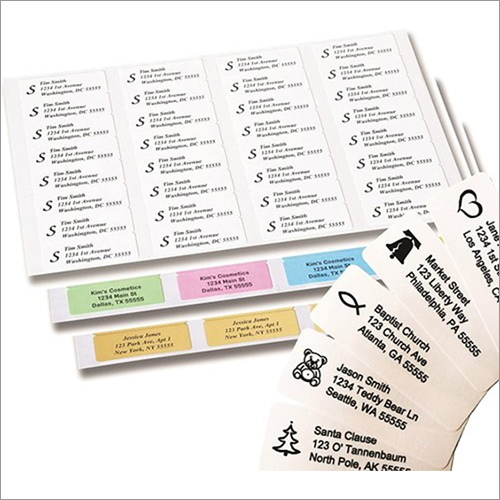 Return Address Labels - Customizable Paper, Variable Size, White | Permanent Adhesive, Easy Peel, Durable, Professional Look