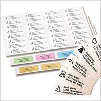 Return Address Labels - Customizable Paper, Variable Size, White | Permanent Adhesive, Easy Peel, Durable, Professional Look