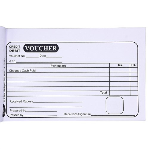 Voucher Book Printing Service By TAAZ CREATIVE SOLUTIONS
