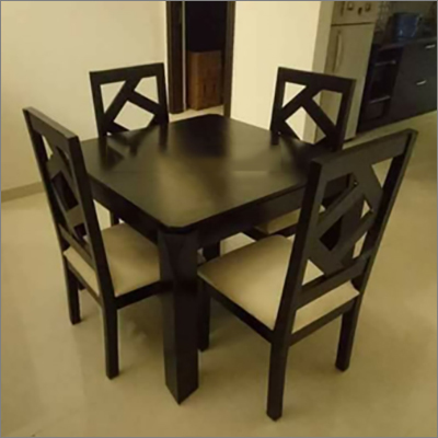 Wooden Four Seater Dining Set
