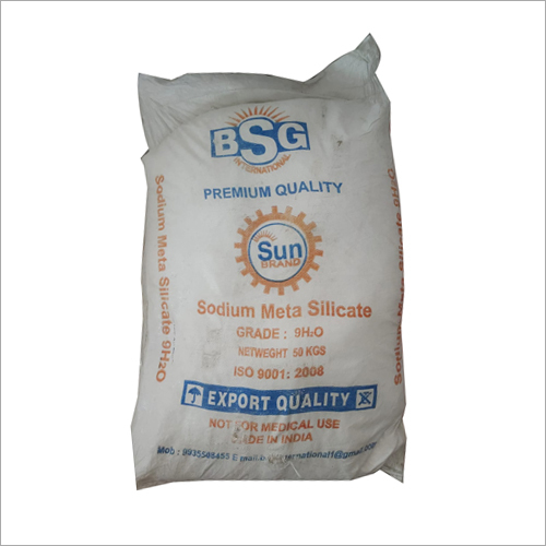 50Kg 9H20 Garde Sodium Meta Silicate Application: Industrial